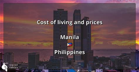 manila cost of living|philippines cost of living in us dollars.